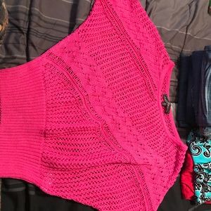 Knit cropped sweater